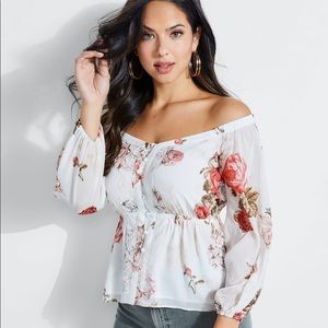 Off the shoulder blouse GUESS